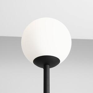 Minimalistyczna lampa Pinne stojąca kula podłogowa czarna