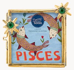 Oprawiony druk cyfrowy Zodiac Pisces