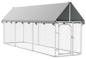 Kojec dla psa z zadaszeniem, 400 x 100 x 150 cm