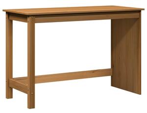 Minimalistyczne biurko z litego drewna sosnowego w miodowym brÄ zie 112x50x75 cm