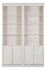 Biały regał z litego drewna sosnowego 148x223 cm Anita – Støraa