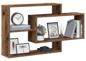 Półka ścienna, stare drewno, 104x20x58,5 cm