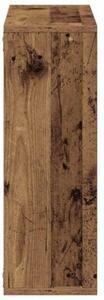 Półka ścienna, stare drewno, 104x20x58,5 cm