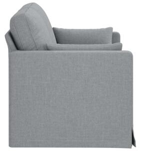 Nowoczesna sofa moduÅowa w kolorze jasnoszarym z ergonomicznym wsparciem