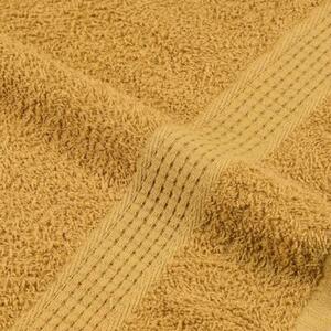Ręczniki do rąk frogn 2 szt. złoty 50x100 cm 360 g/m²