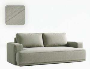 Sofa RozkÅadana Kanapa z FunkcjÄ Spania Dwuosobowa Do Salon Szara CAMELIA