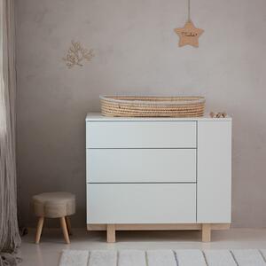 Dziecięca Komoda Basic Złamana Biel