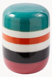 Ręcznie wykonany stolik pomocniczy Striped Pill