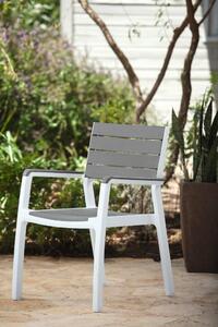 Krzesło ogrodowe Keter Harmony białe / jasnoszare
