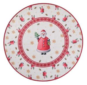 Czerwony okrągły dywan ze świątecznym motywem ø 160 cm Toy's Delight Santa Claus – Villeroy&Boch