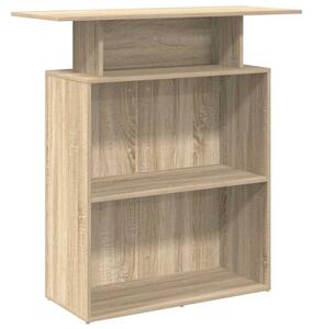 Biurko recepcyjne sonoma oak 100x40x104 cm drewno konstrukcyjne