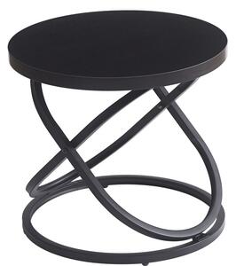 OkrÄ gÅy stolik kawowy nowoczesny Åawa loft Galaxy fi 50 cm czarny