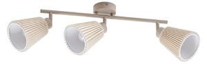 Lampy sufitowe NOLA, Percy, ściemnialny, beżowy, salon, tkanina | tekstylia, nowoczesny