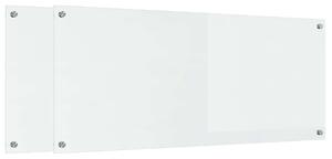 Panel kuchenny 2 pcs przezroczysty 120 x 50 cm szkło hartowane