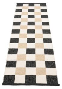 Czarno-kremowy chodnik odpowiedni na zewnątrz 70x240 cm Pix Black Vanilla – Pappelina
