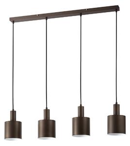 Lampa Wisząca Lindby, Ovelia, ściemnialny, brąz rdzawy, kuchnia, metal, nowoczesny