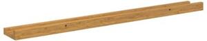 Drewniana półka ścienna z modułowym designem - beżowa, 80 cm