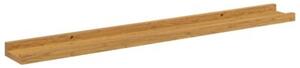 Drewniana półka ścienna z modułowym designem - beżowa, 80 cm