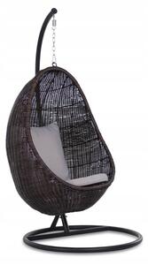 Fotel Wiszący Premium Kosz Kokon Madera Huśtawka Ogrodowa Corciano