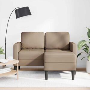 Sofa 2-osobowa z szezlongiem w ksztaÅcie litery l cappuccino