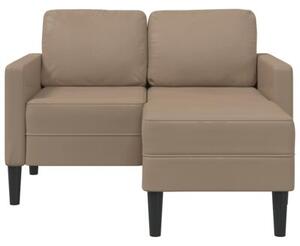 Sofa 2-osobowa z szezlongiem w ksztaÅcie litery l cappuccino