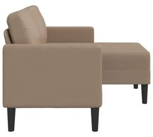 Sofa 2-osobowa z szezlongiem w ksztaÅcie litery l cappuccino