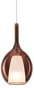 IDEAL LUX Lampa wisząca Kalique, możliwość ściemniania, miedziany, salon / jadalnia, tworzywo sztuczne, nowoczesny