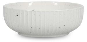 Biała miska 500 ml Ora Gloss – Salt&Pepper