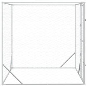 Kojec zewnętrzny dla psa, 2x2x2 m, stal galwanizowana