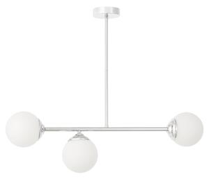 NOWOCZESNA LAMPA SUFITOWA WISZĄCA CHROMOWANA FINO W3