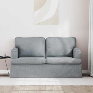 Modularna kanapa jasnoszara z ergonomicznym designem