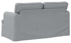 Modularna kanapa jasnoszara z ergonomicznym designem