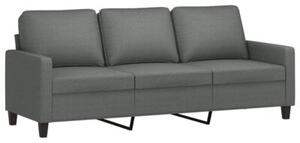 Sofa 3-osobowa z podnÃ³Å¼kiem, ciemnoszary, 180 cm, tkaninÄ