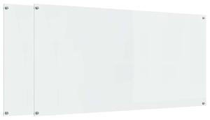 Panel kuchenny 2 pcs przezroczysty 120 x 60 cm szkło hartowane