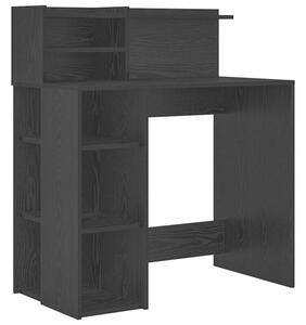 Biurko czarny dÄ b 90 x 48 x 101,5 cm materiaÅ drewnopochodny