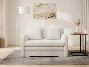 Rozkładana 2-osobowa sofa ARIO ROYAL, biała