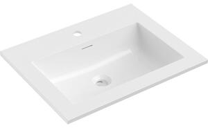 Mexen Otis umywalka wpuszczana w blat 61 x 46,5 cm, biała połysk - 25186000