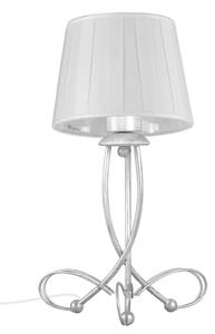 Stylowa klasyczna lampa stołowa abażurowa - A746-Ambio