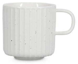 Biała filiżanka new bone china 205 ml Ora Gloss – Salt&Pepper