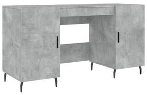 Biurko, szaroÅÄ betonu, 140x50x75 cm, materiaÅ drewnopochodny