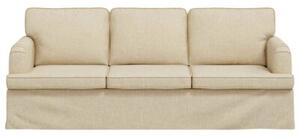 ModuÅowa kanapa kremowa z ergonomicznym designem do salonu i sypialni