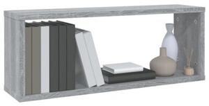 Półki ścienne, 6 szt., szary dąb sonoma, 60x15x23 cm