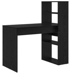 Biurko czarny dÄ b 113 x 54 x 120 cm materiaÅ drewnopochodny