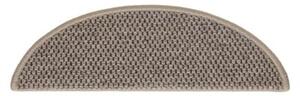 Samoprzylepne nakÅadki na schody, 15 szt., 56x17x3 cm, beÅ¼owe
