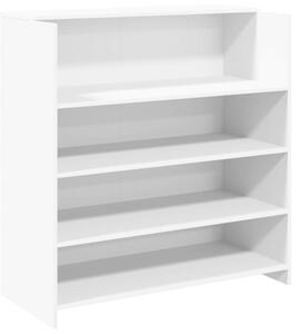 Biurko recepcyjne biaÅe 100x50x103,5 cm drewno konstrukcyjne
