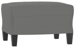 Sofa 3-os. z podnÃ³Å¼kiem, ciemnoszara, 180 cm, obita mikrofibrÄ