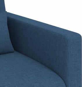 Nowoczesna moduÅowa sofa z metalowÄ ramÄ w kolorze niebieskim