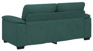 Sofa 2-osobowa, ciemnozielona, 180x81x84 cm, tkaninÄ