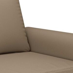 Sofa, 2-osobowa kolor cappuccino, 140 cm, sztuczna skÃ³ra
