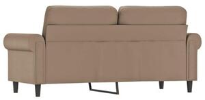 Sofa, 2-osobowa kolor cappuccino, 140 cm, sztuczna skÃ³ra